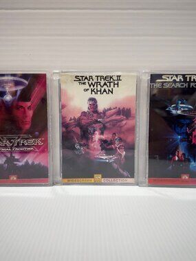 Star Trek DVD Lot II III V Widescreen Collection Movies 2, 3, 5